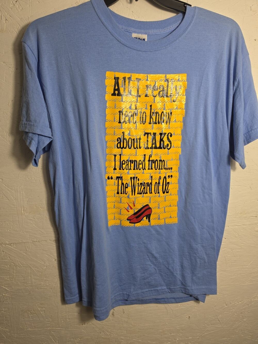 Wizard Of OZ Double Sided Graphic Design T-Shirt Size Large